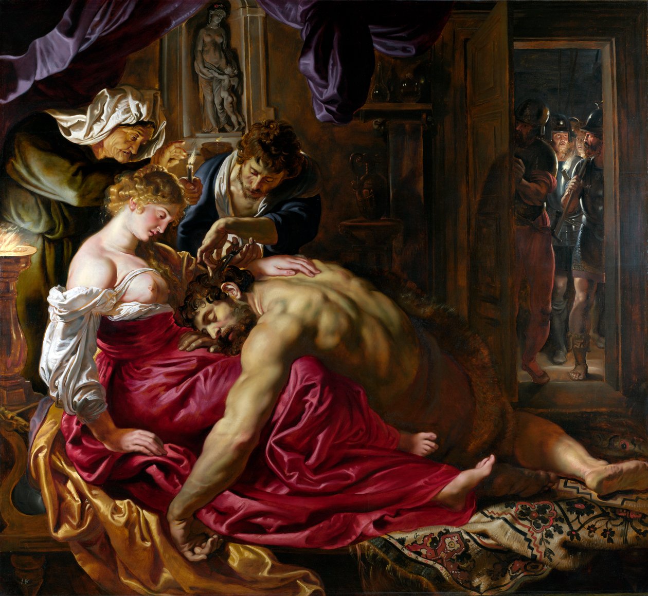 Samson i Dalila, c. 1610 autorstwa Peter Paul Rubens