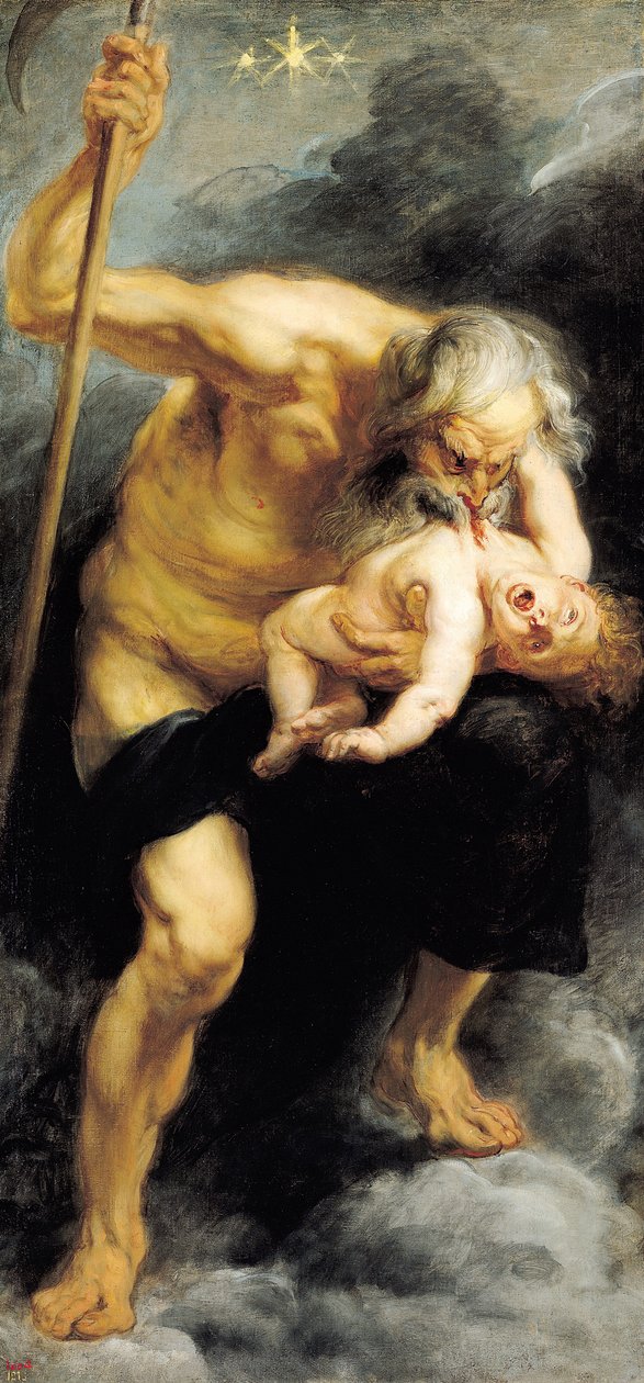 Saturn pożerający swojego syna autorstwa Peter Paul Rubens