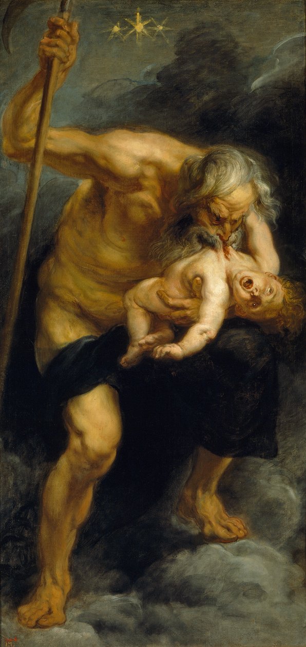 „Saturn (lub Cronus) pożerający swojego syna” Obraz Petera Paula (Pierre-Paul) Rubensa (lub Peter Paul lub Petrus Paulus) (1577-1640) 1636-1637 Madryt. Muzeum Prado autorstwa Peter Paul Rubens