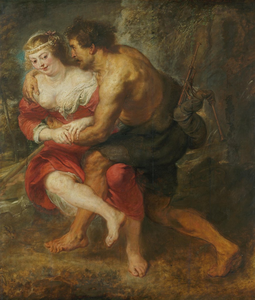 Scena pasterska (Silvia i Coridon) autorstwa Peter Paul Rubens