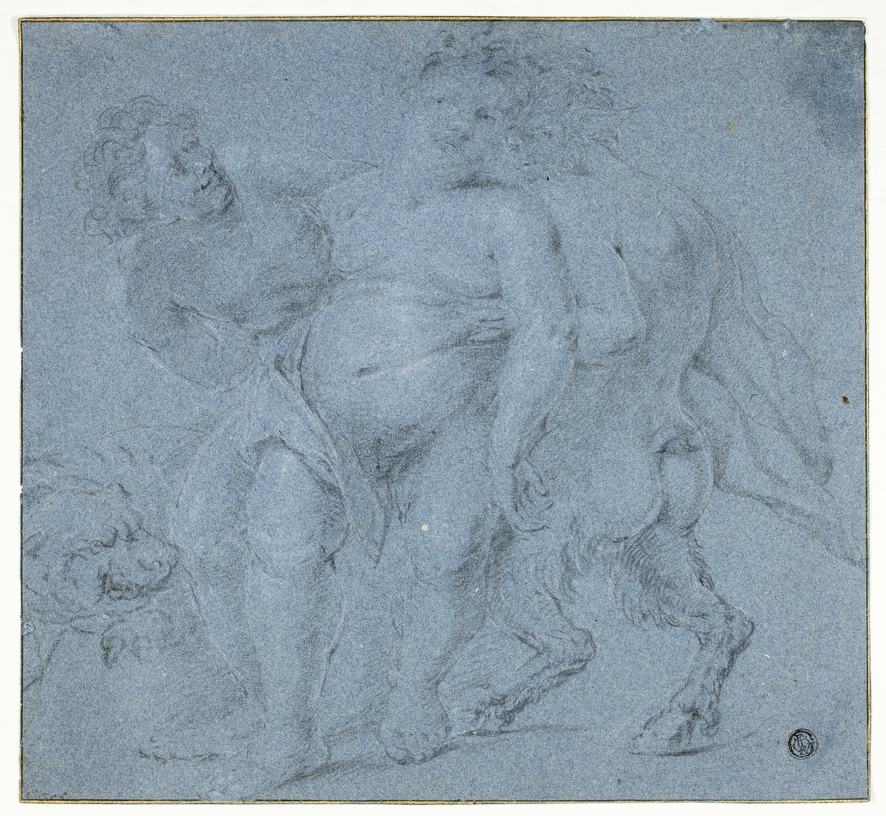 Silenus wspierany przez dwóch satyrów autorstwa Peter Paul Rubens