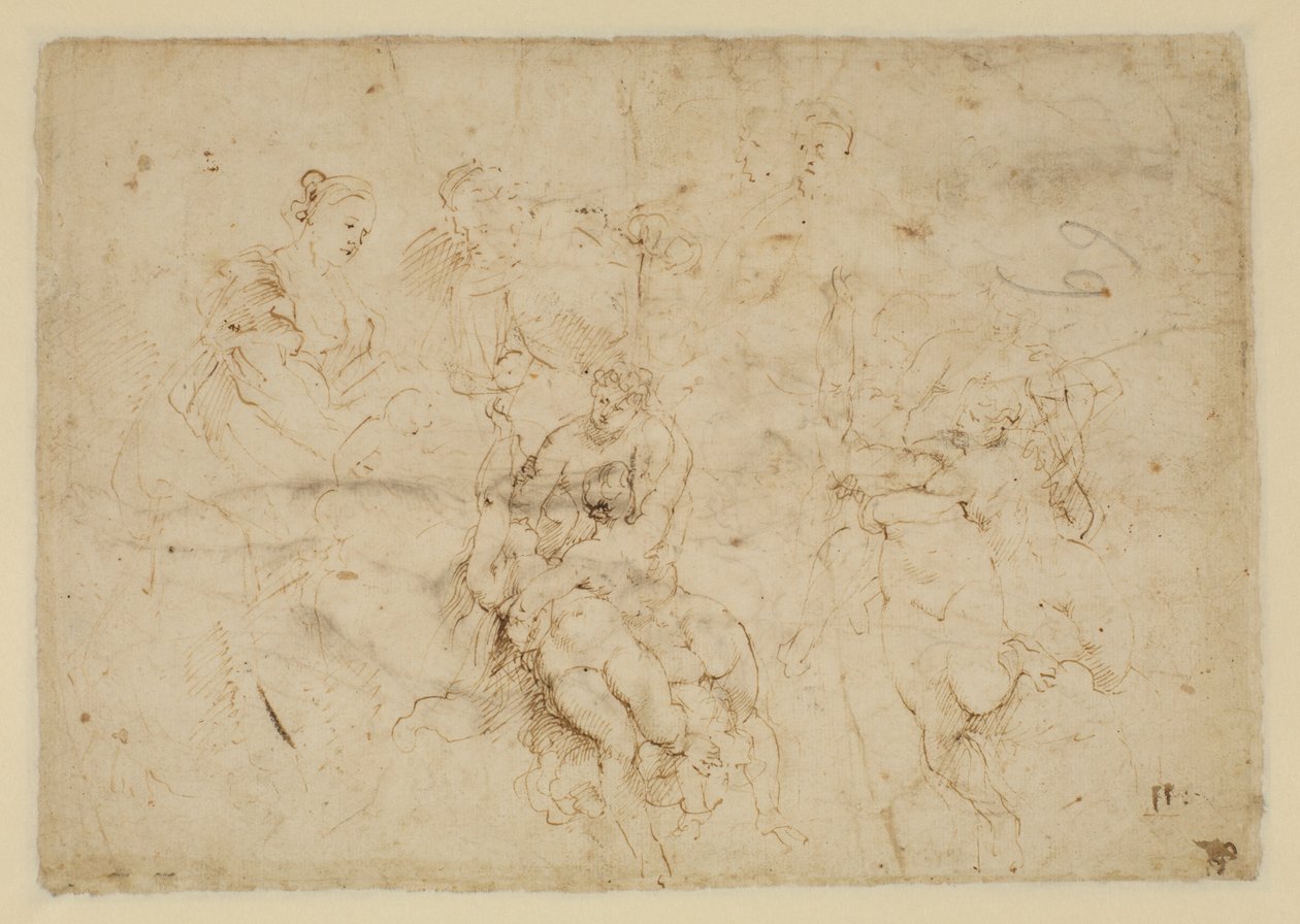 śpiące nimfy autorstwa Peter Paul Rubens