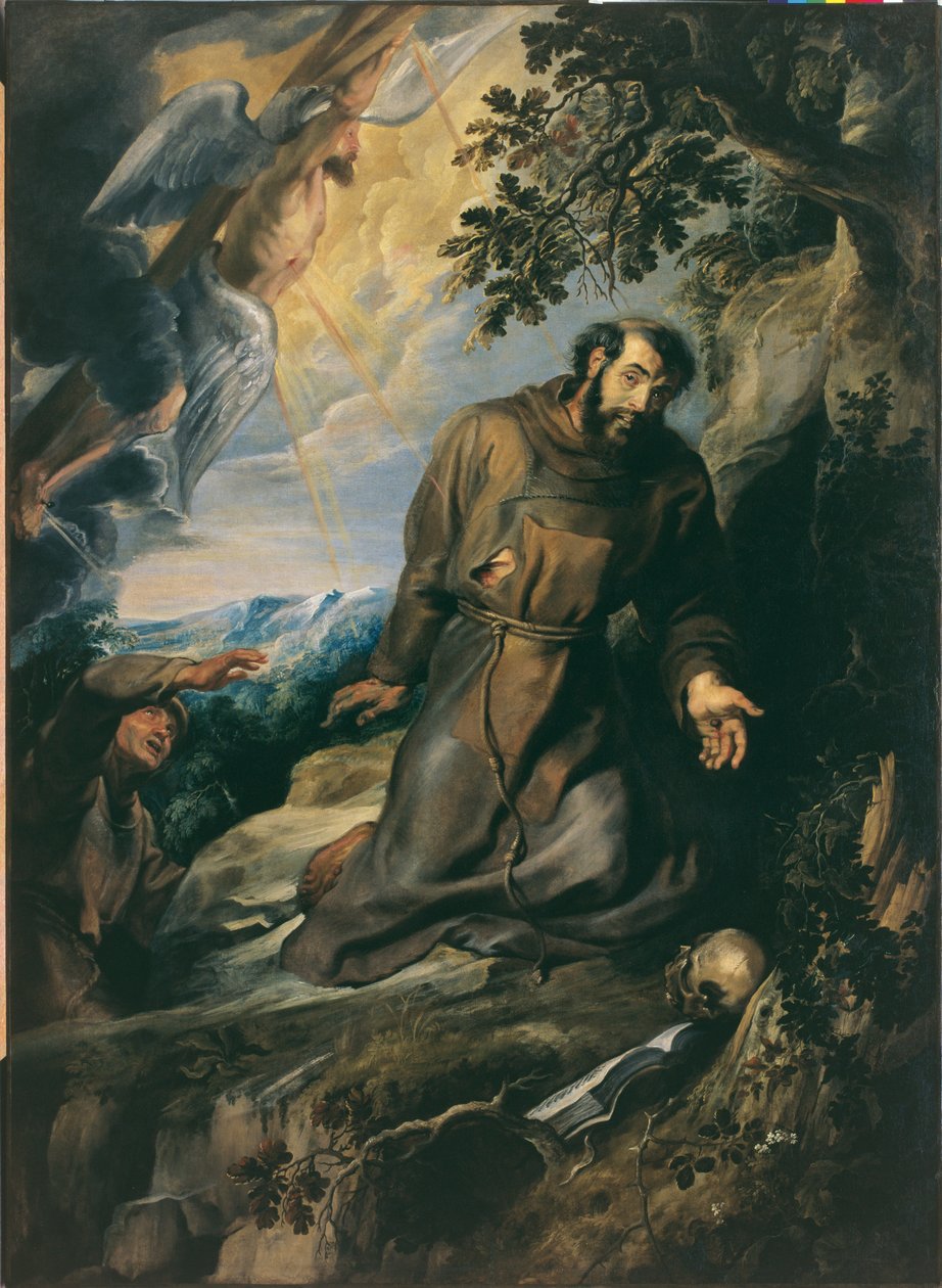 Św. Franciszek otrzymujący stygmaty autorstwa Peter Paul Rubens