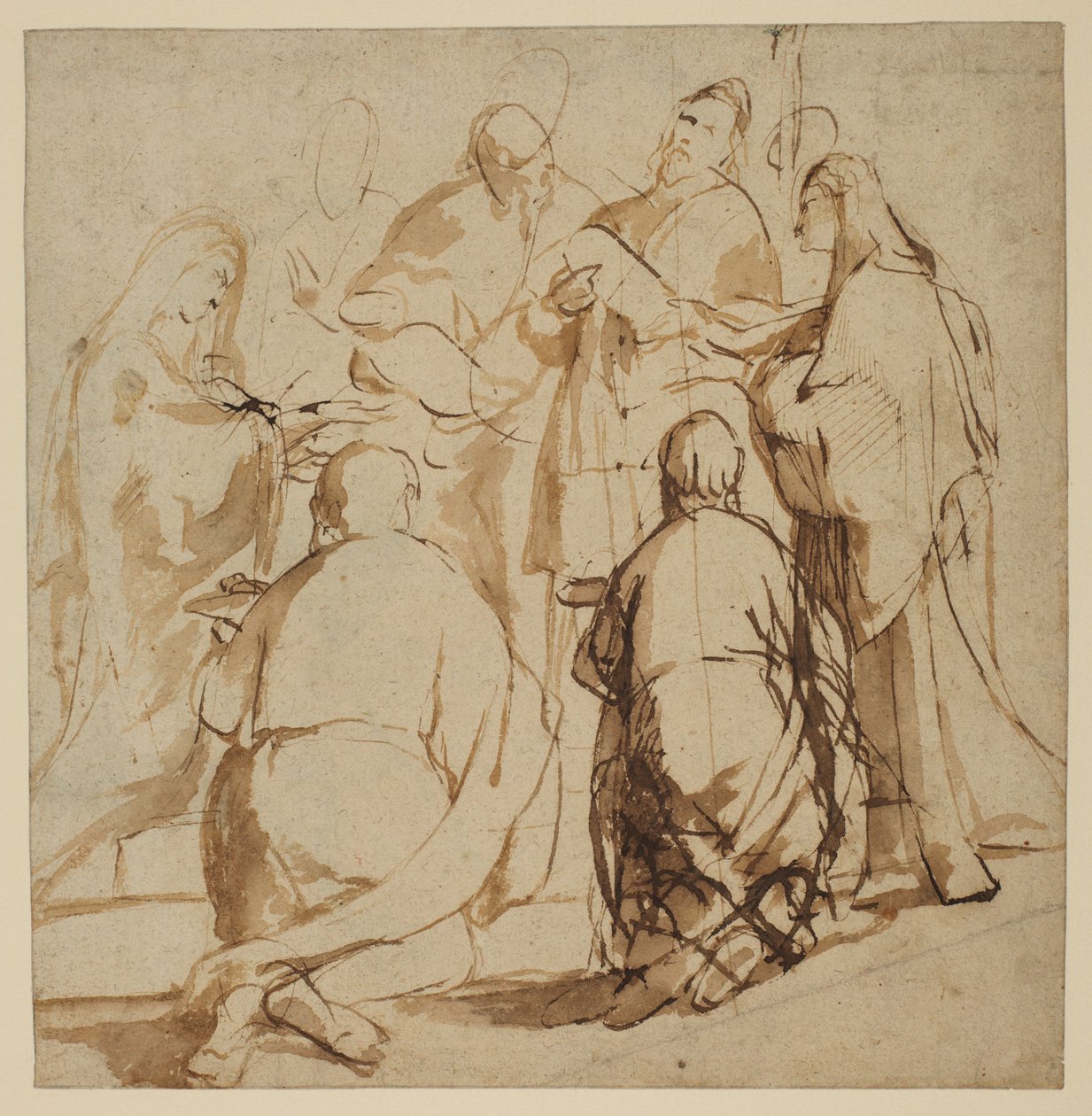Studia do Ofiarowania w Świątyni autorstwa Peter Paul Rubens
