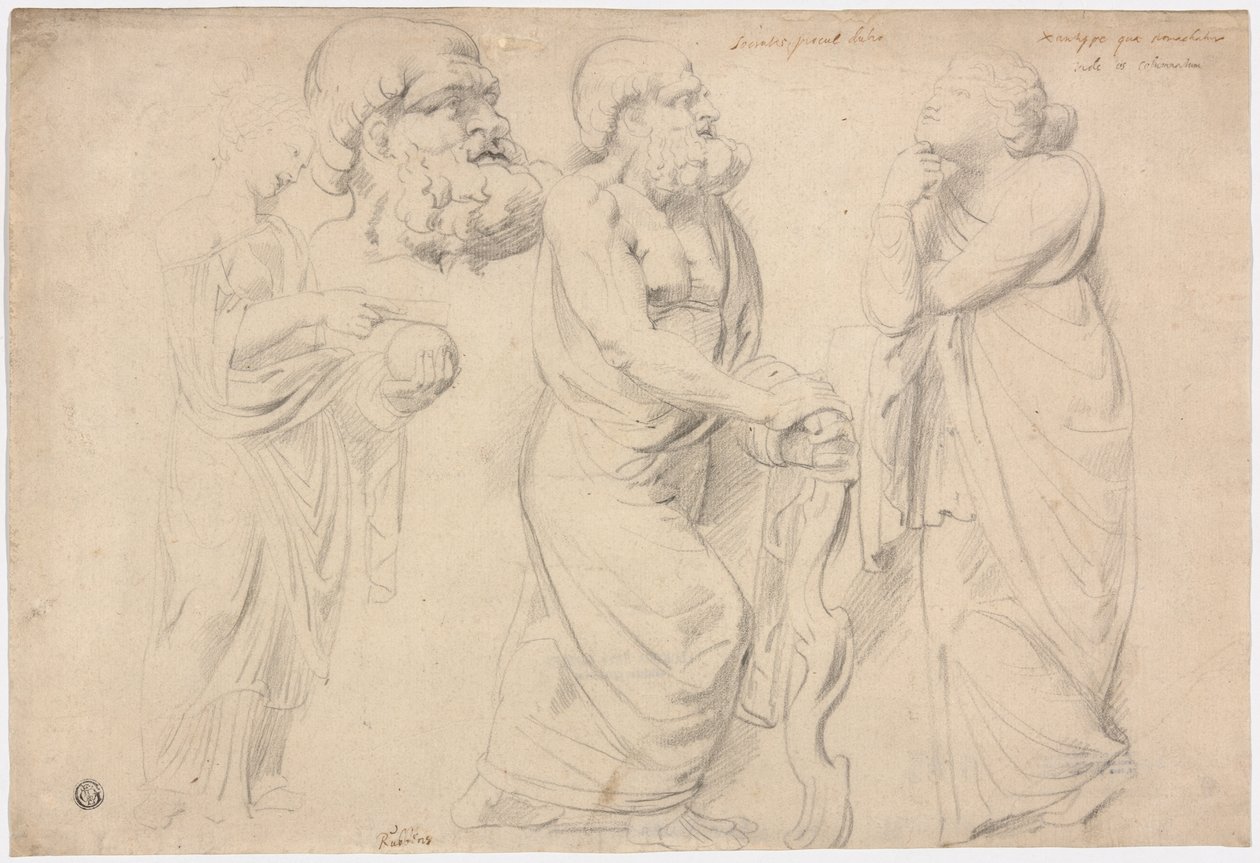 Studia rzymskiego sarkofagu autorstwa Peter Paul Rubens