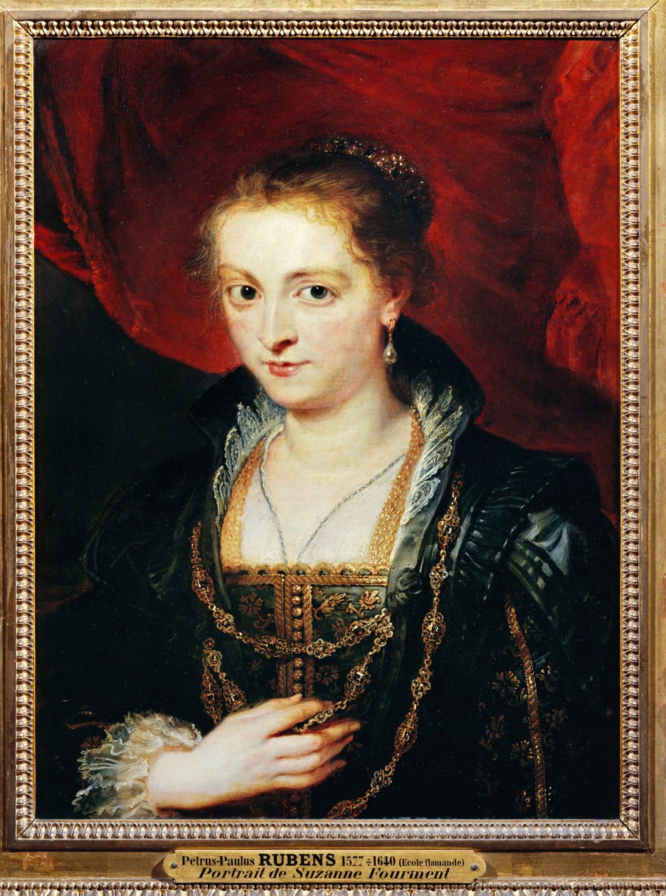 Suzanne Fourment, siostra Helene (obraz na drewnie) autorstwa Peter Paul Rubens