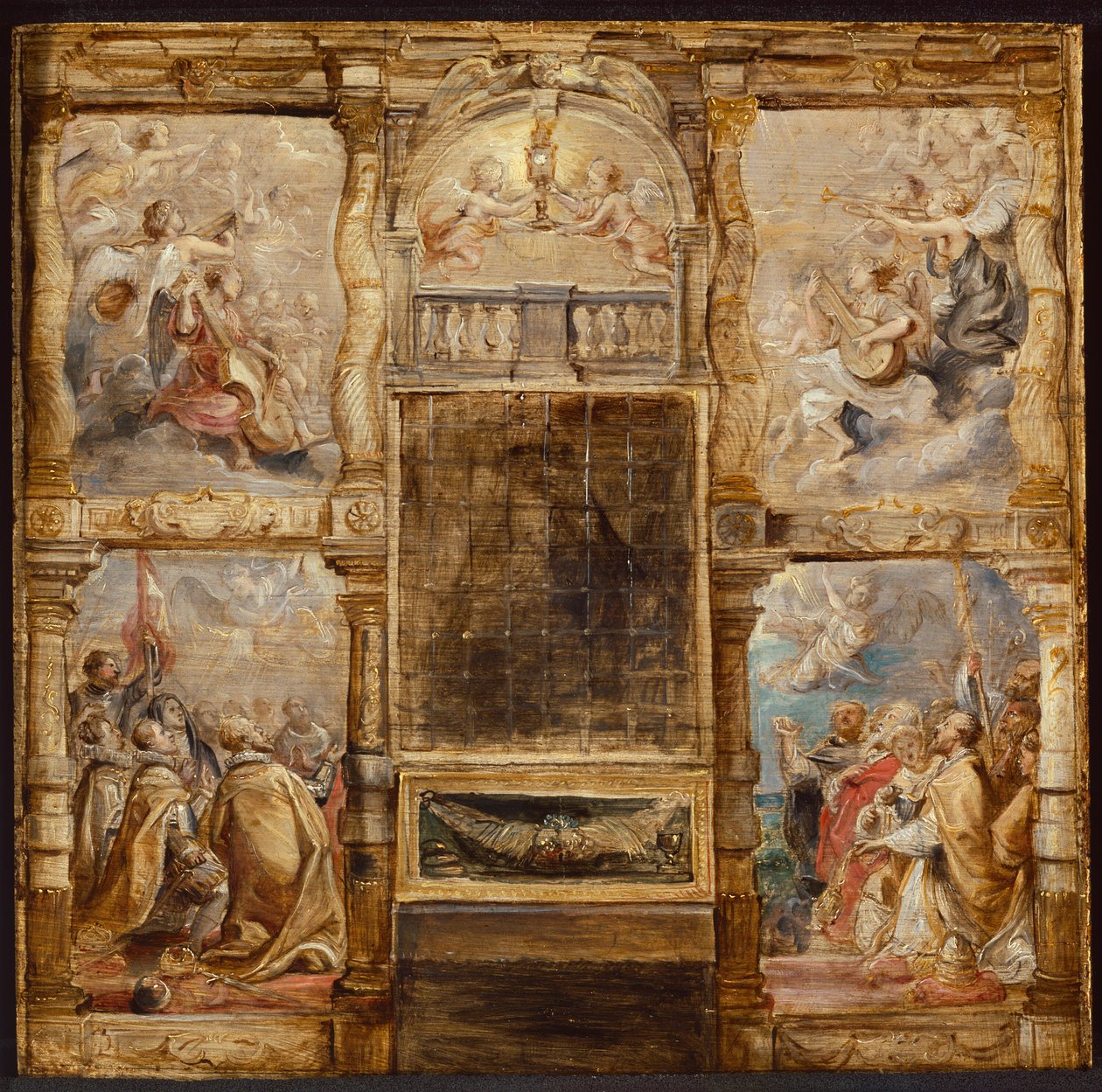 Adoracja Eucharystii autorstwa Peter Paul Rubens
