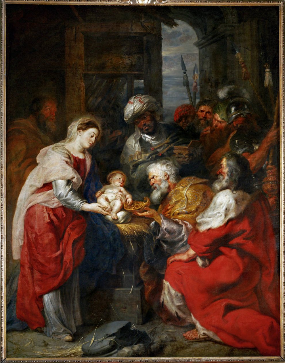 Pokłon Trzech Króli (obraz na płótnie) autorstwa Peter Paul Rubens