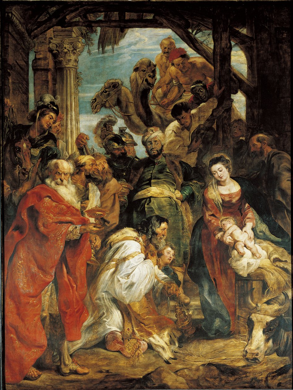 Pokłon Trzech Króli, 1624 autorstwa Peter Paul Rubens