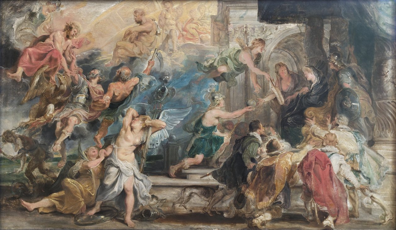 Apoteoza Henryka IV autorstwa Peter Paul Rubens