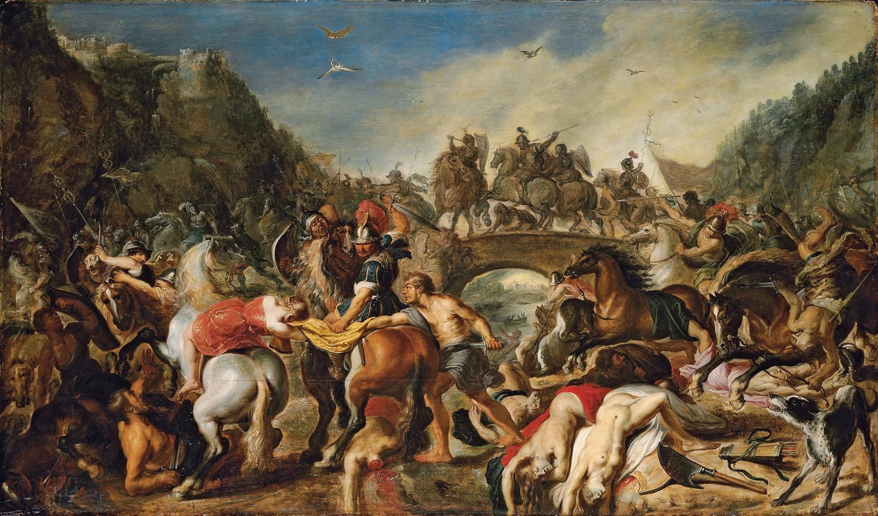 Bitwa Amazonek autorstwa Peter Paul Rubens