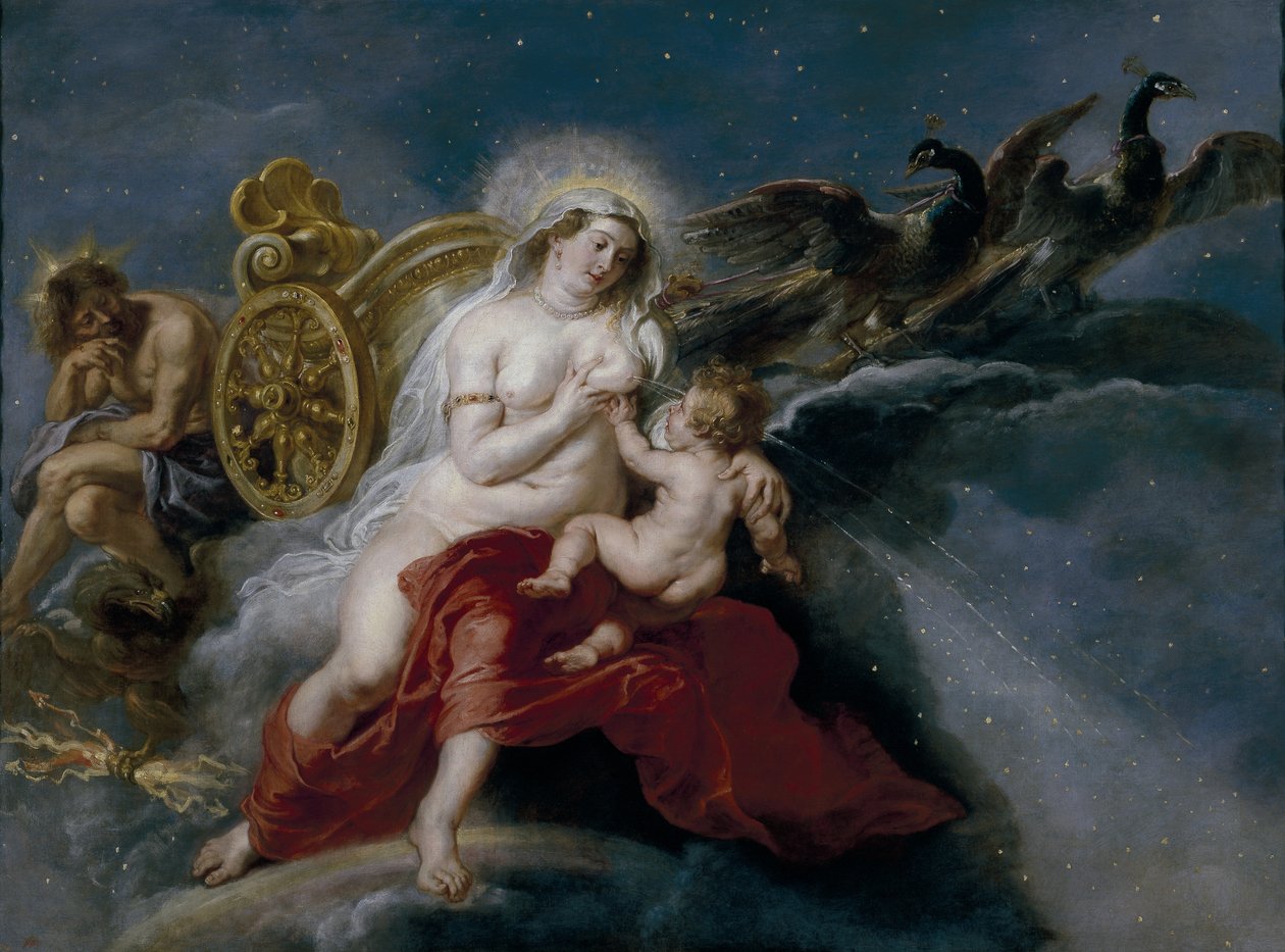 Narodziny Drogi Mlecznej, ok. 1637 autorstwa Peter Paul Rubens