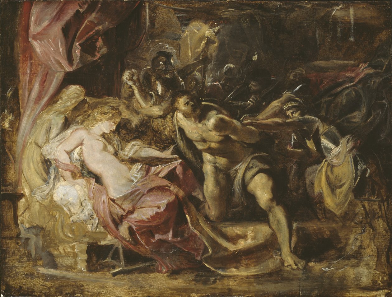Schwytanie Samsona, 1609-10 autorstwa Peter Paul Rubens