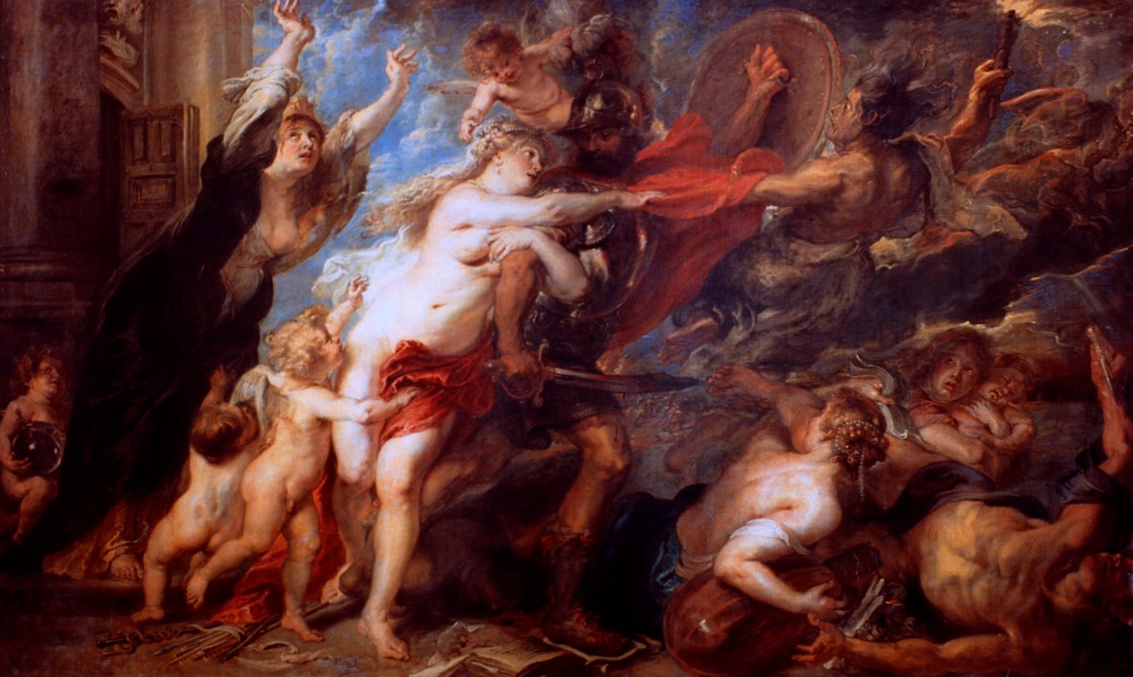 Konsekwencje wojny, 1638 autorstwa Peter Paul Rubens
