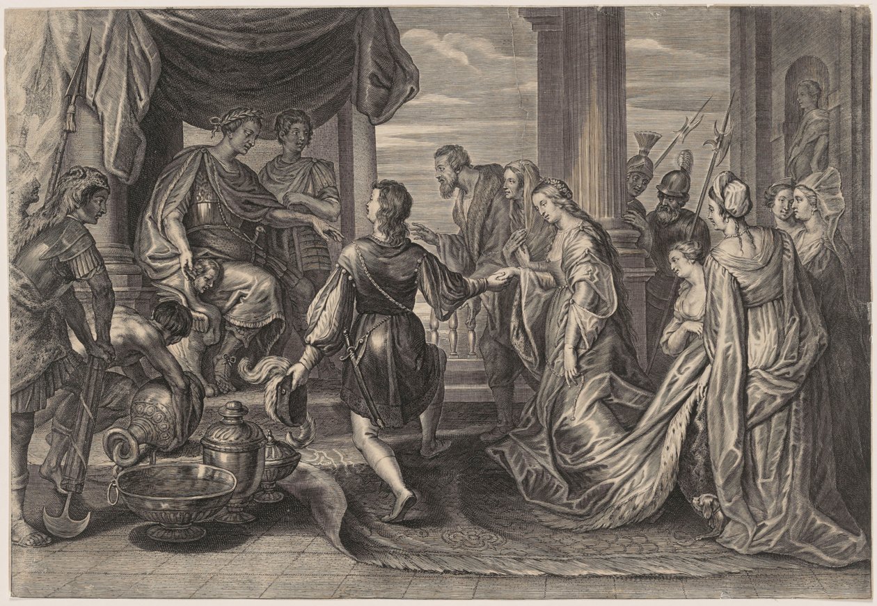 Wstrzemięźliwość Scypiona Afrykańskiego autorstwa Peter Paul Rubens
