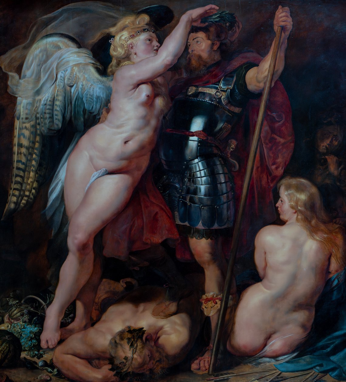 Koronacja Bohatera Cnoty autorstwa Peter Paul Rubens