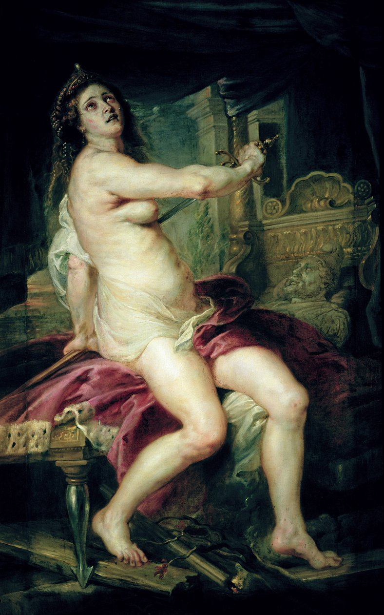 Śmierć Dydony (olej na płótnie) autorstwa Peter Paul Rubens