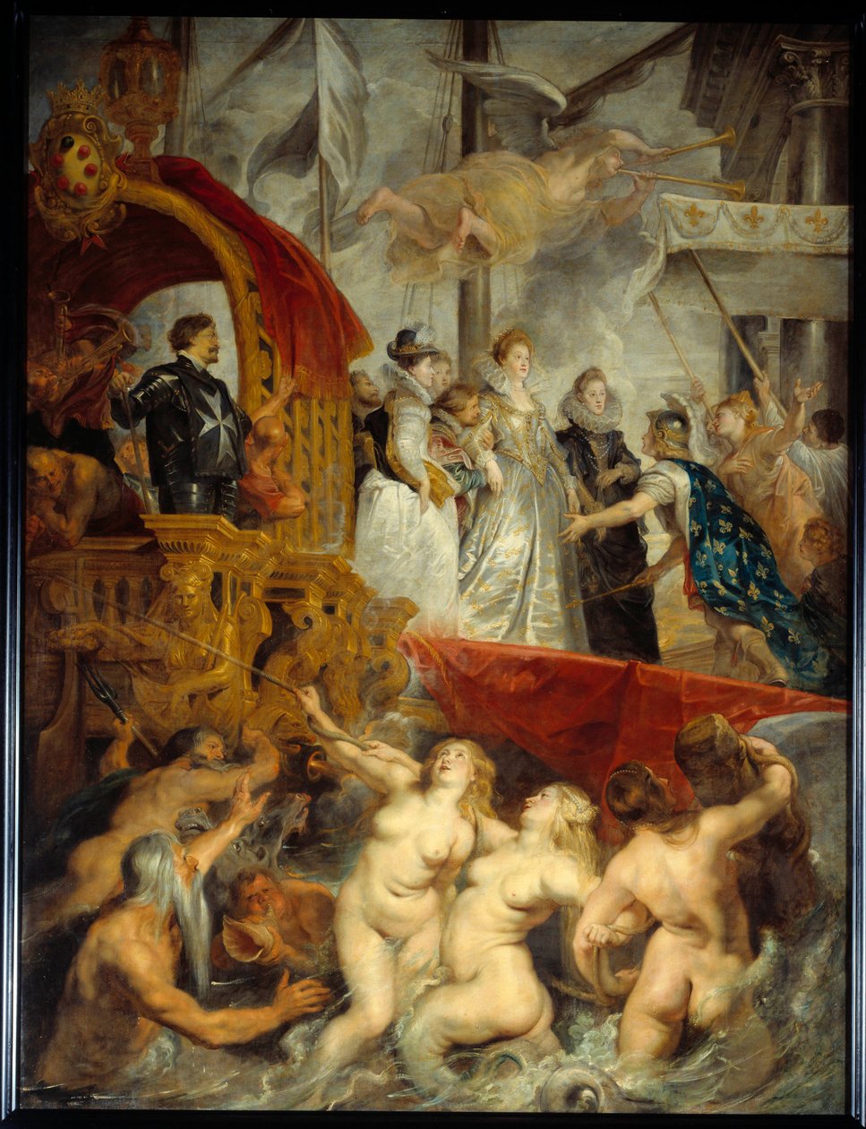 Korytarz Marie de Medicis w porcie w Marsylii 3 listopada autorstwa Peter Paul Rubens