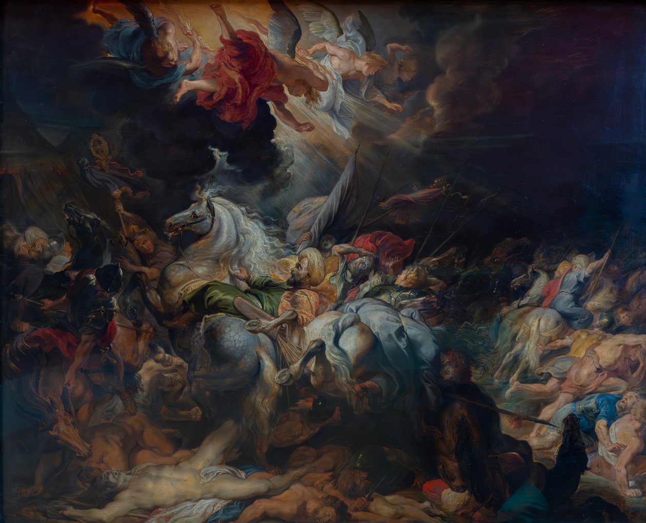 Klęska Sennacheryba autorstwa Peter Paul Rubens