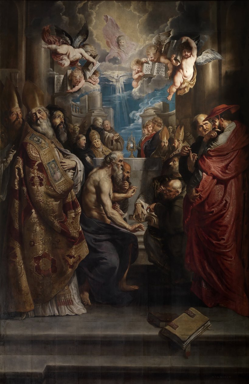 Rozprawa o Najświętszym Sakramencie, ok. 1609. autorstwa Peter Paul Rubens