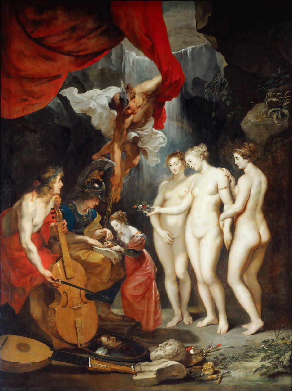 Edukacja księżniczki. Cykl Marii Medyceuszy autorstwa Peter Paul Rubens