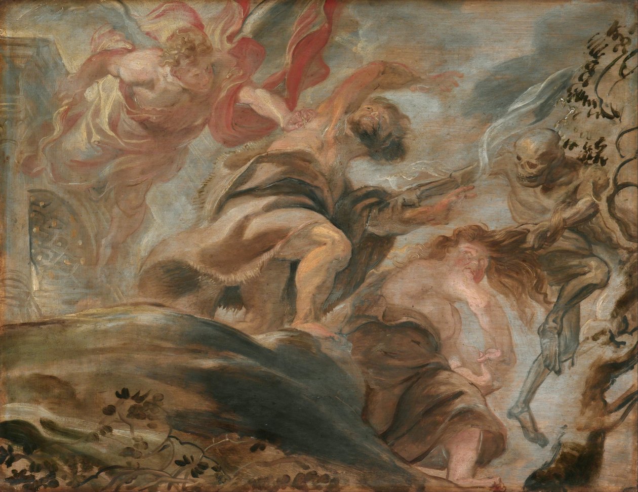 Wypędzenie z ogrodu Eden autorstwa Peter Paul Rubens