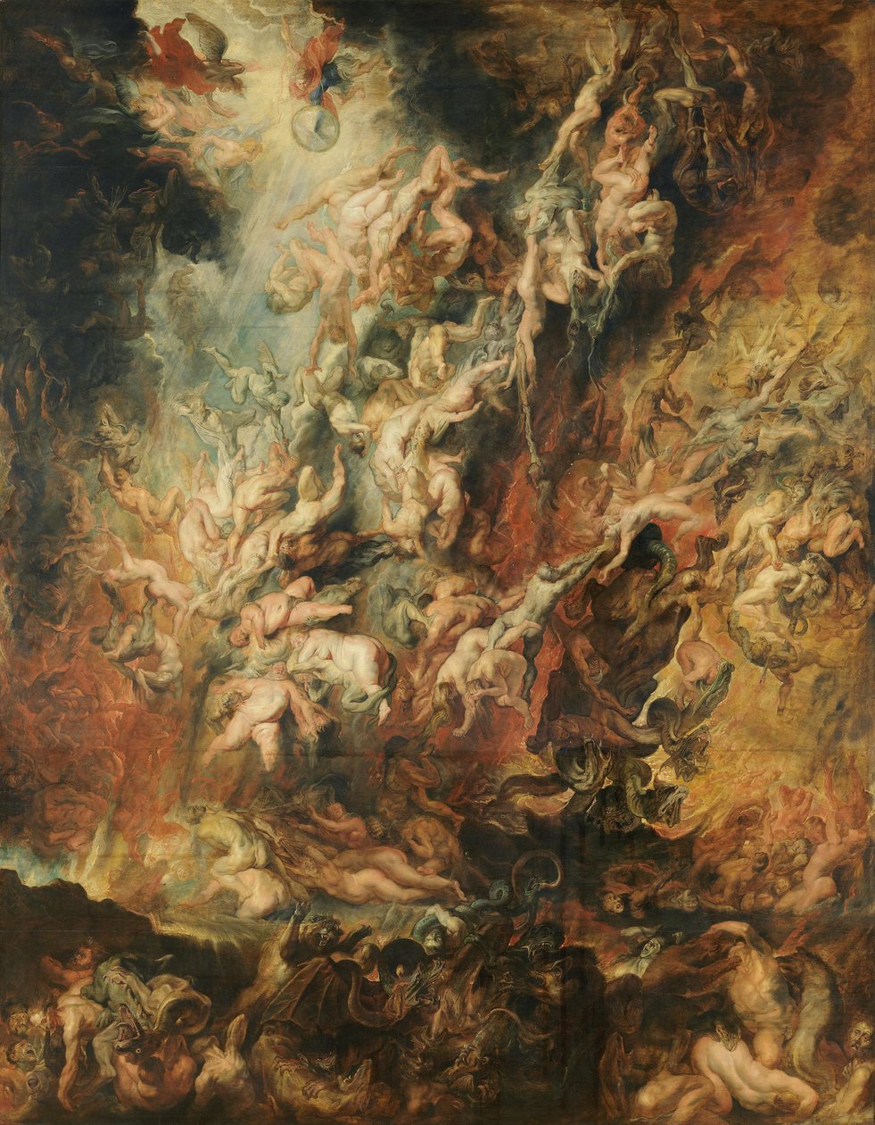 Upadek potępionych autorstwa Peter Paul Rubens