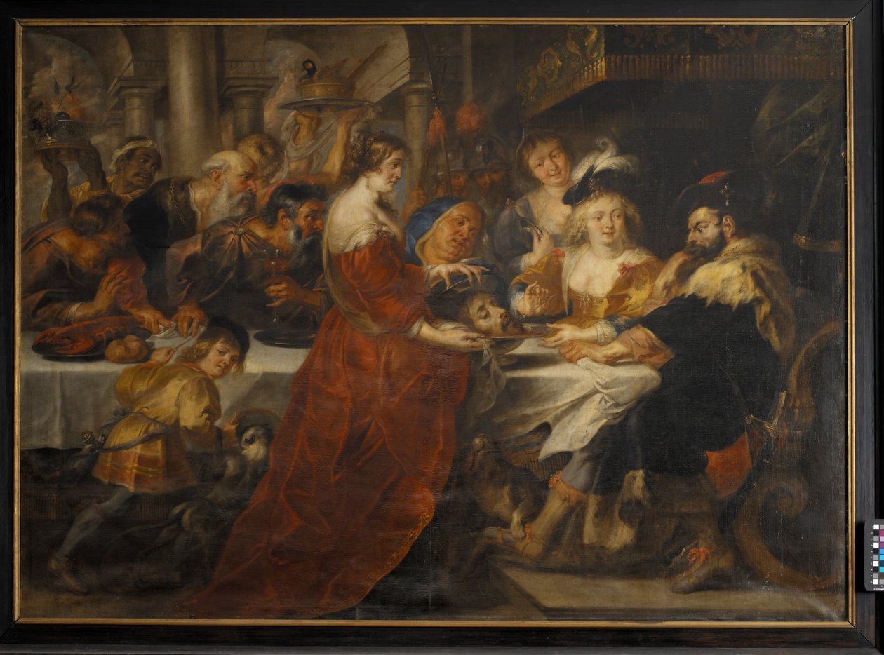 Święto Heroda. Salome niosąca głowę św. Jana Chrzciciela na ładowarce autorstwa Peter Paul Rubens