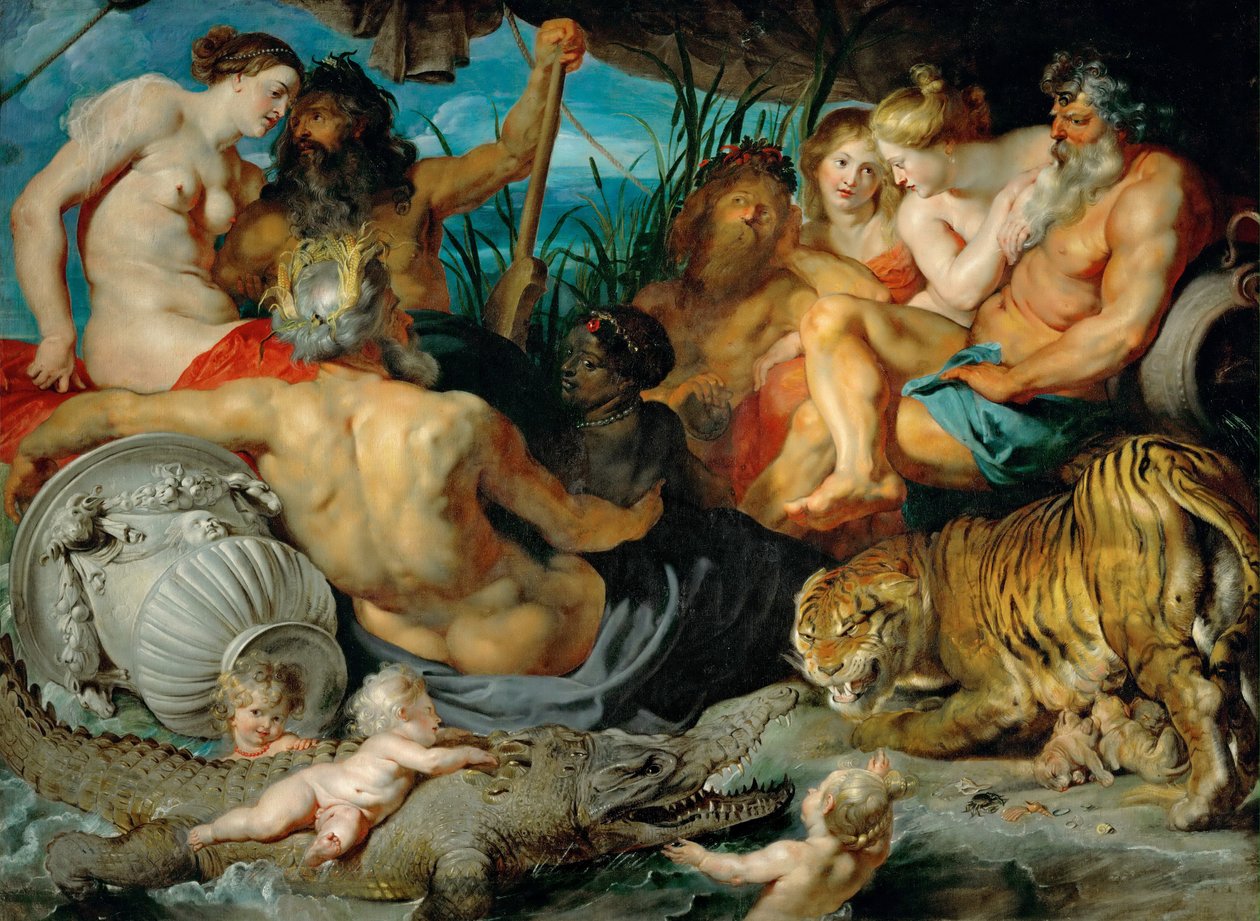 Cztery kontynenty autorstwa Peter Paul Rubens