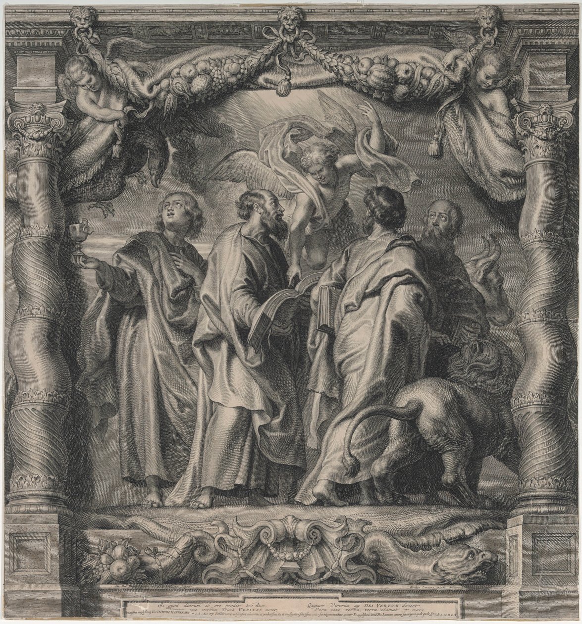 Czterej ewangeliści autorstwa Peter Paul Rubens