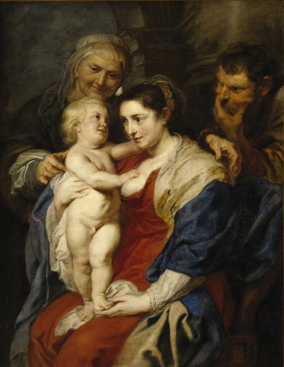 Święta Rodzina ze św. Anną, 1626-1630 autorstwa Peter Paul Rubens
