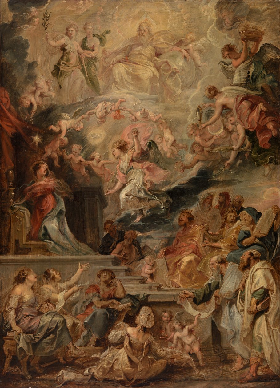 Wcielenie jako spełnienie wszystkich proroctw autorstwa Peter Paul Rubens