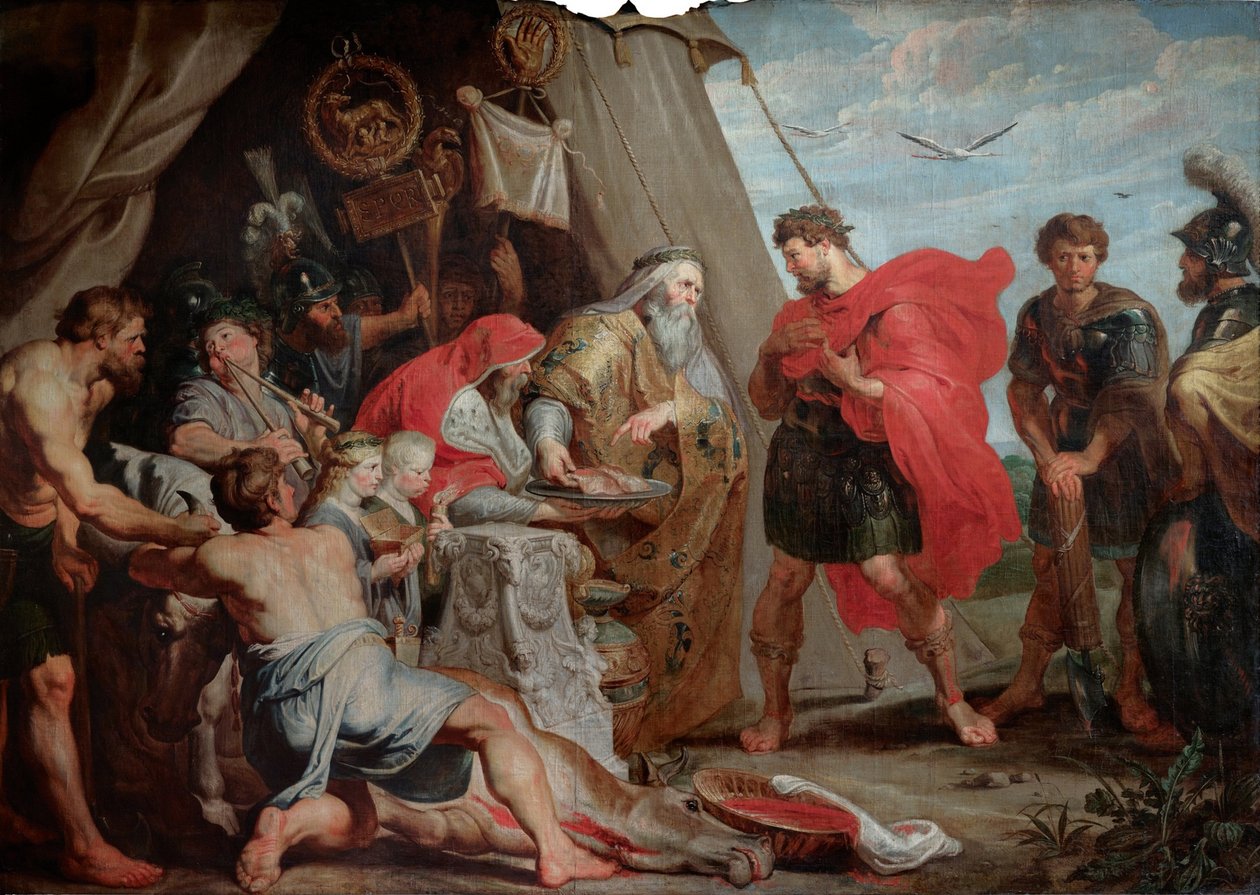 Interpretacja ofiary autorstwa Peter Paul Rubens