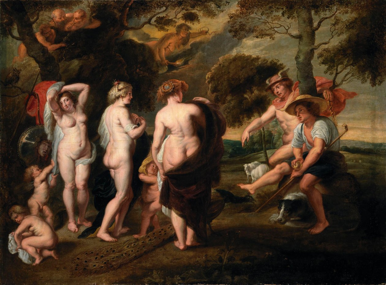 Sąd Parysa autorstwa Peter Paul Rubens