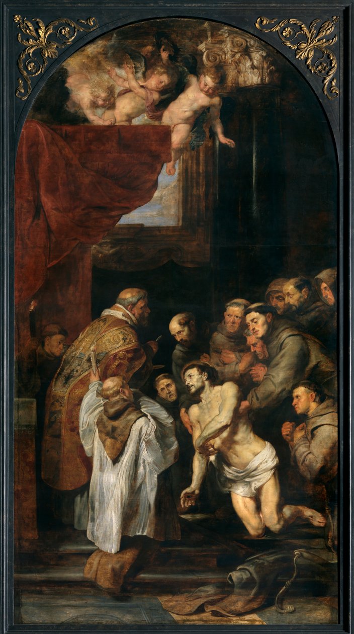 Ostatnia Komunia Franciszka z Asyżu autorstwa Peter Paul Rubens