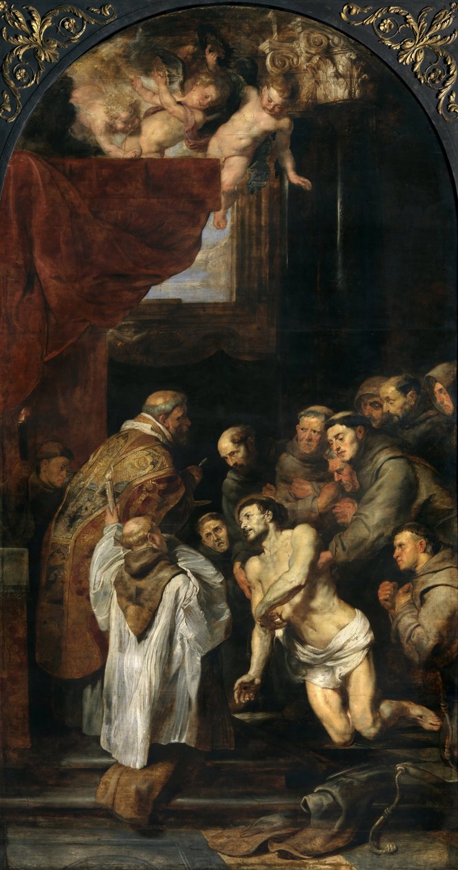 Ostatnia Komunia św. Franciszka, 1619. autorstwa Peter Paul Rubens