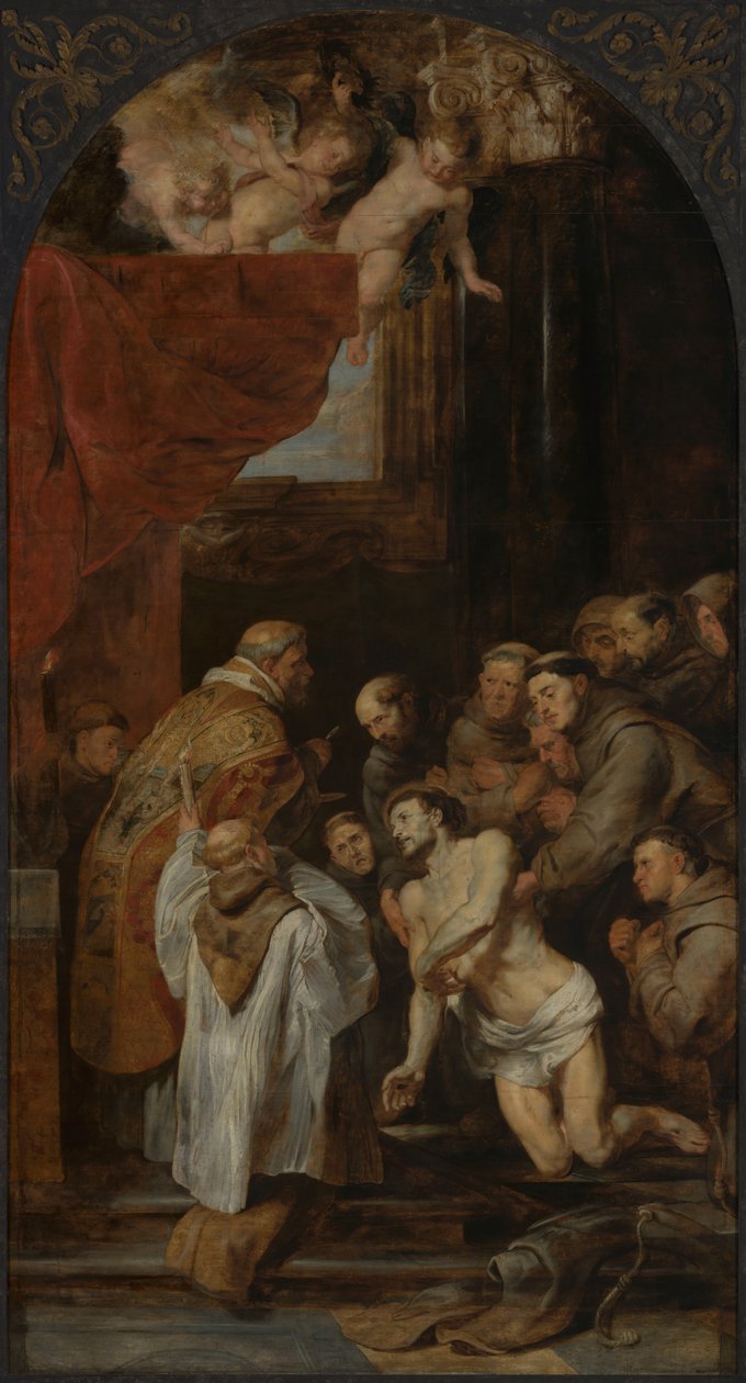 Ostatnia komunia świętego Franciszka z Asyżu autorstwa Peter Paul Rubens