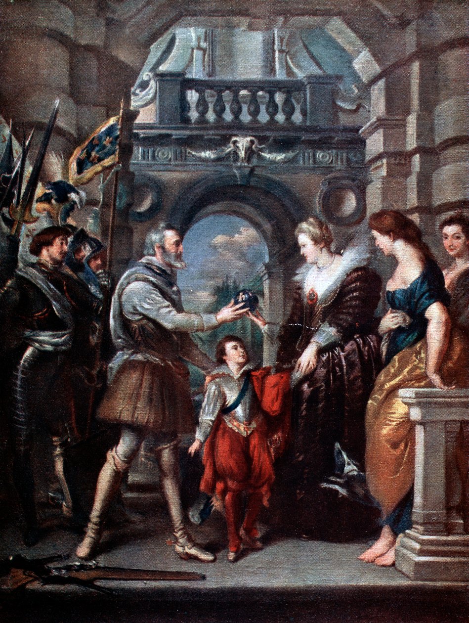 Cykl Medyceuszy: Henryk IV wyjeżdża na wojnę do Niemiec, 20 marca 1610, 1621-1625. autorstwa Peter Paul Rubens