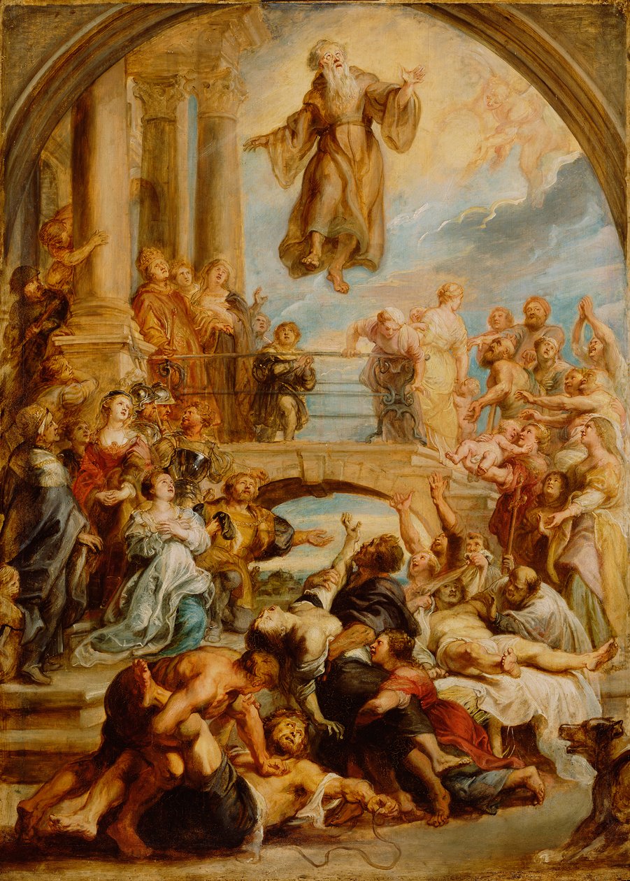 Cuda św. Franciszka z Paoli, ok. 1627-8 autorstwa Peter Paul Rubens