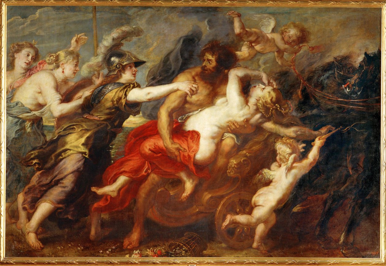 Gwałt na Prozerpinie autorstwa Peter Paul Rubens