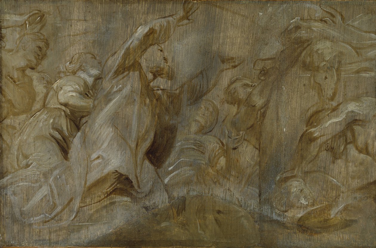 Ofiara Noego, XVII wiek autorstwa Peter Paul Rubens