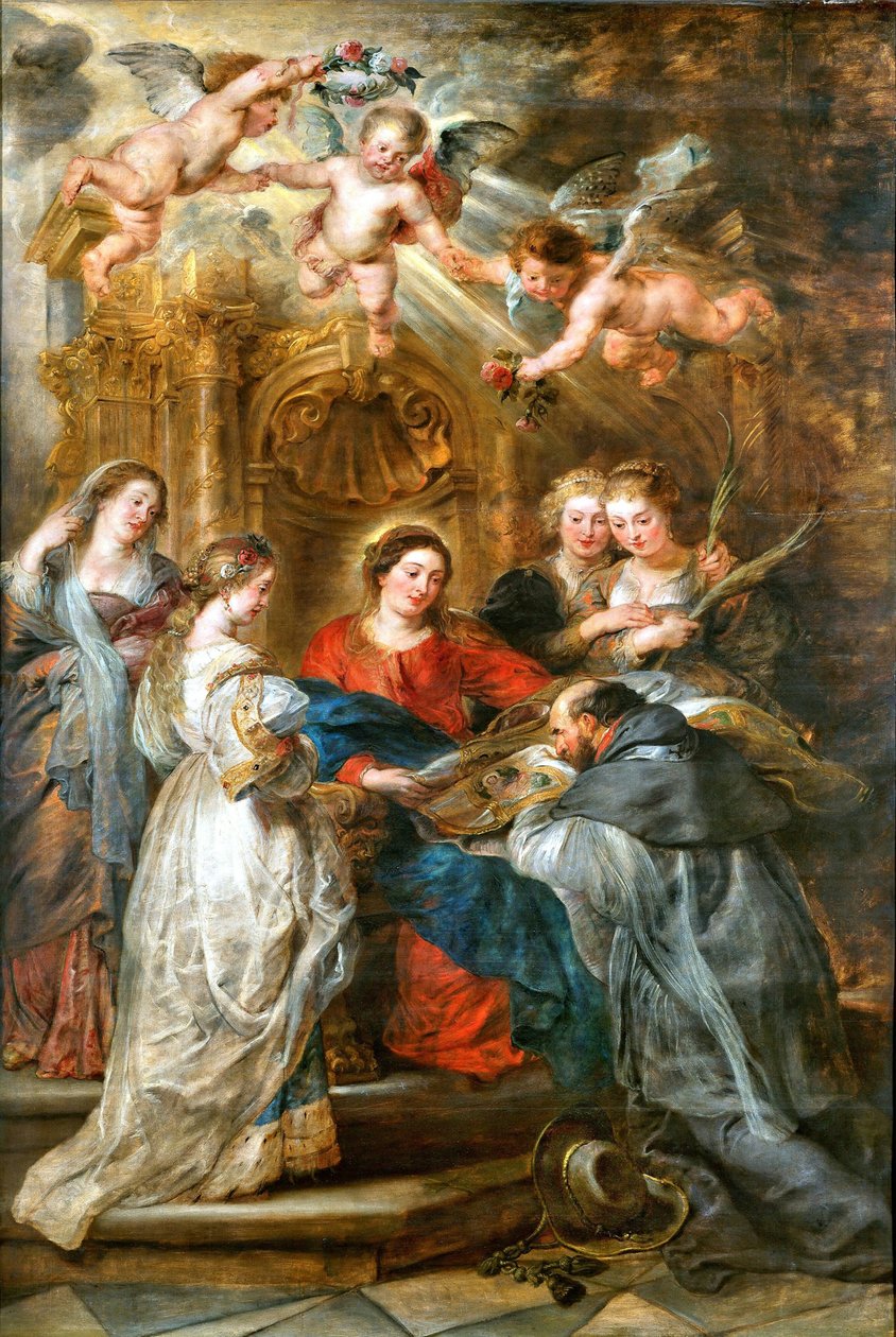 Tryptyk świętego Ildefonsa autorstwa Peter Paul Rubens