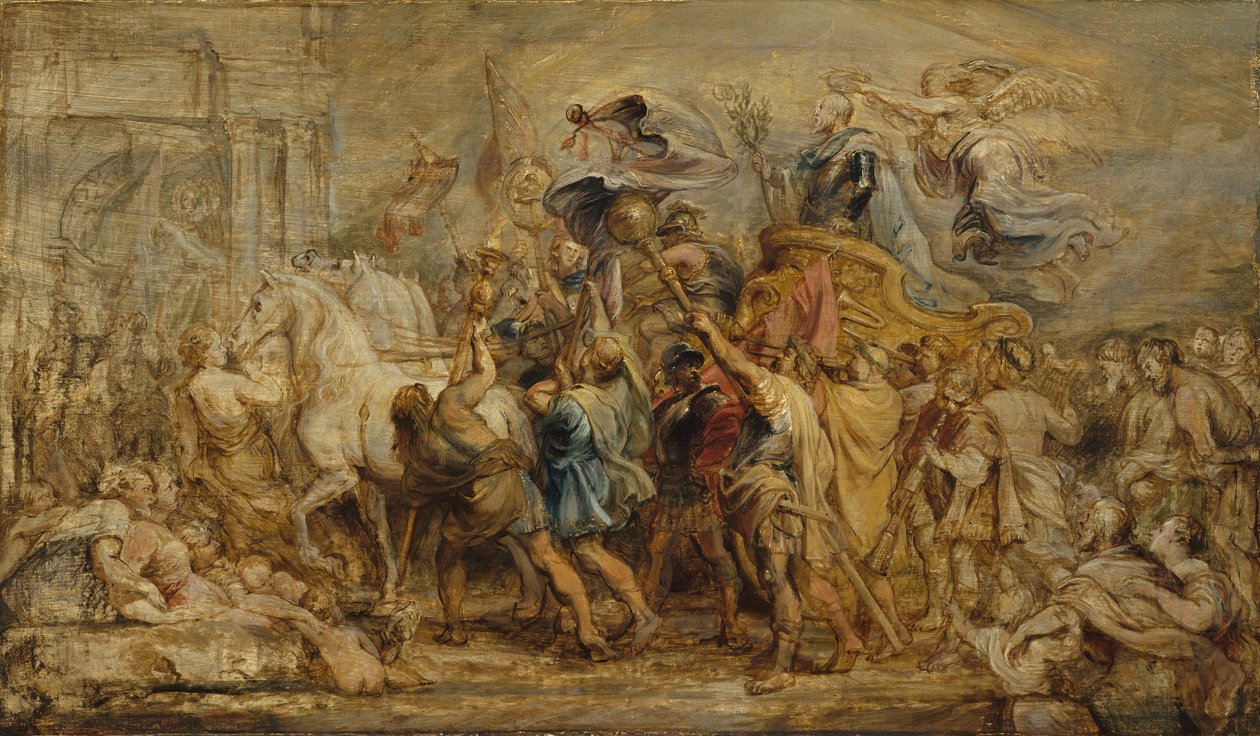 Triumf Henryka IV, ca. 1630. autorstwa Peter Paul Rubens