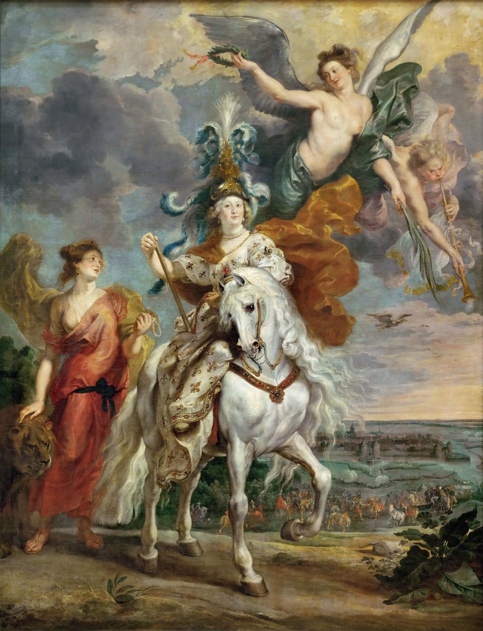 Zwycięstwo w Jülich Cykl Marie de Medici autorstwa Peter Paul Rubens