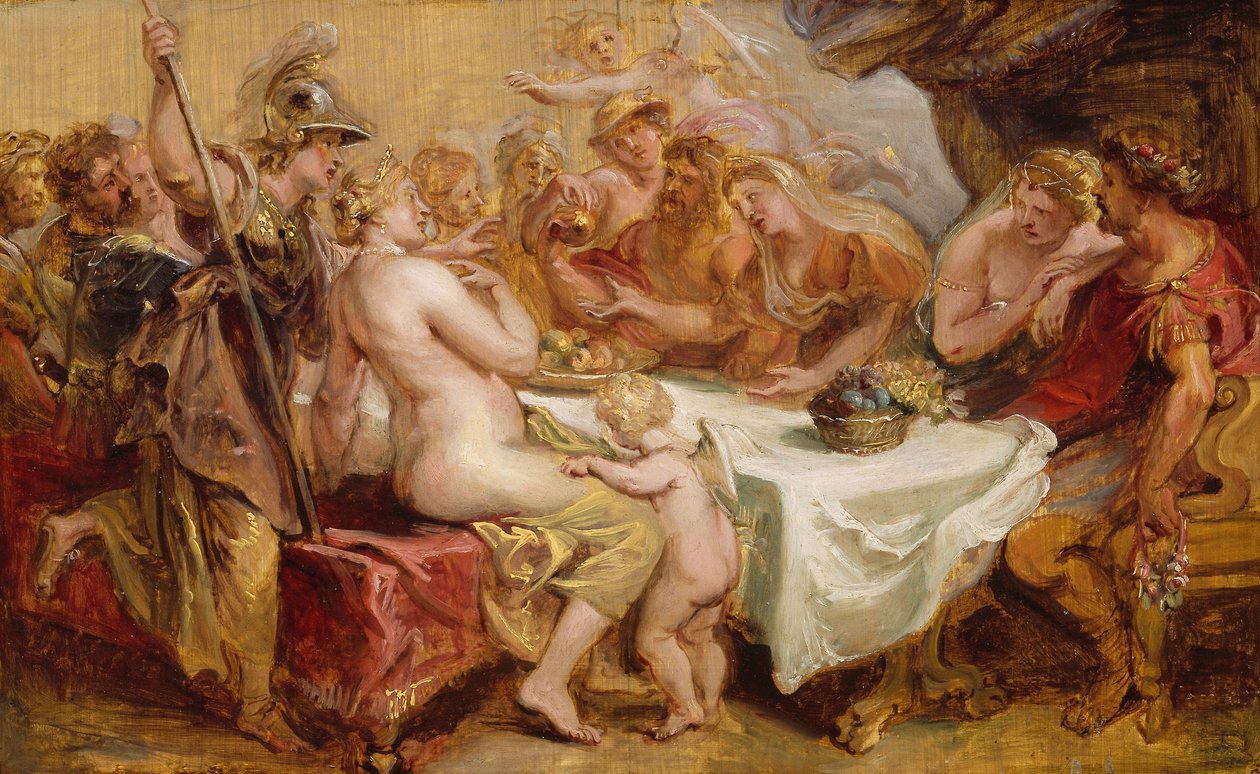 Wesele Peleusa i Tetydy autorstwa Peter Paul Rubens