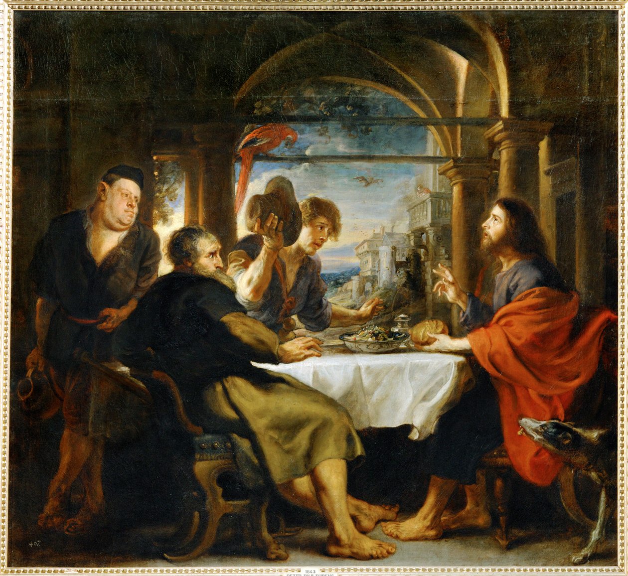 Wieczerza w Emaus (obraz na płótnie) autorstwa Peter Paul Rubens