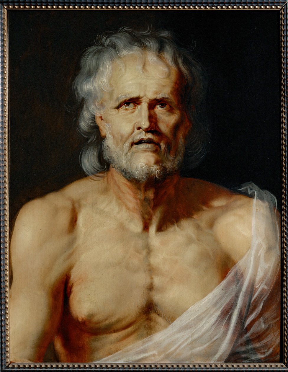 Umierający Seneka (obraz na drewnie) autorstwa Peter Paul Rubens