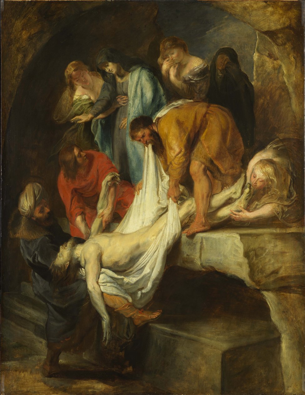 Pochówek Chrystusa autorstwa Peter Paul Rubens