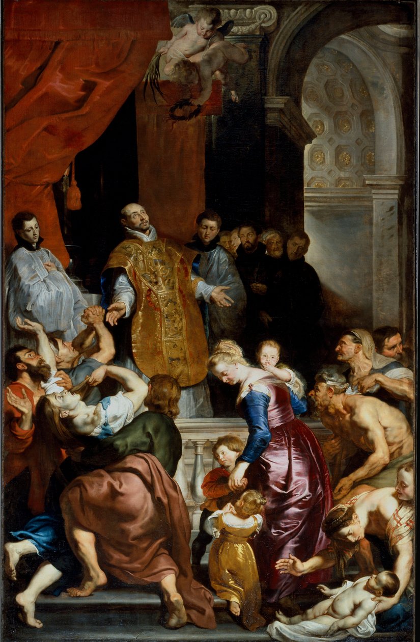 Cuda św. Ignacego Loyoli. Obraz Pierre Paul (Pierre-Paul) Rubens (lub Peter Paul lub Petrus Paulus) (1577-1640) autorstwa Peter Paul Rubens