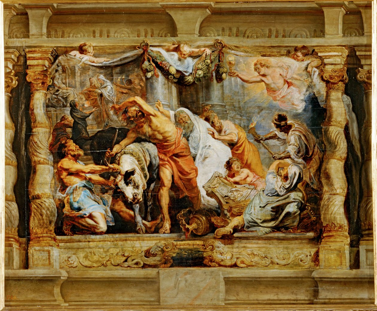 Triumf Eucharystii nad bałwochwalstwem (obraz na płótnie) autorstwa Peter Paul Rubens